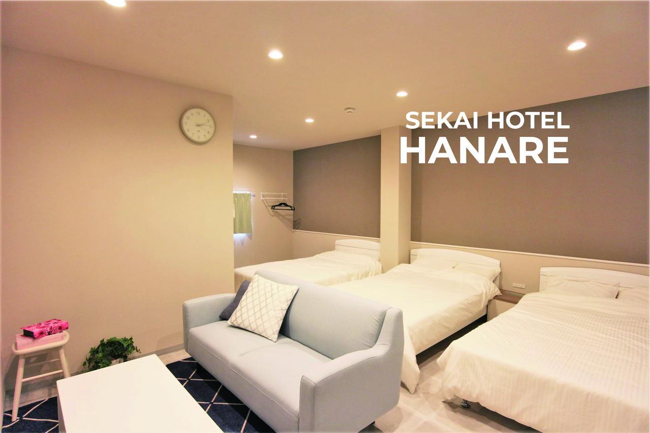 Sekai Hotel Tsuki Осака Екстериор снимка